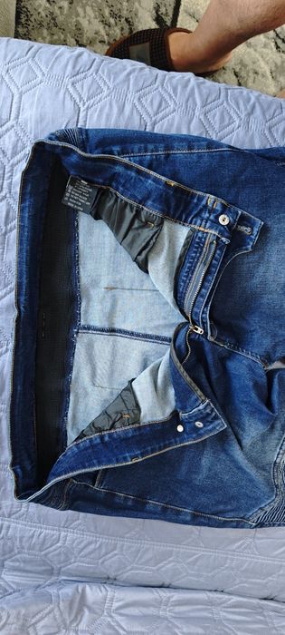 Blugi moto albastri 3XL