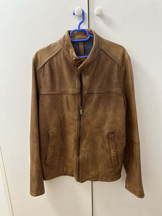 Geaca piele Massimo Dutti