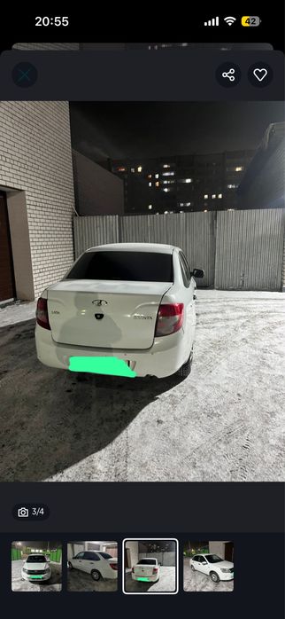 Продам машину гранту 2014года