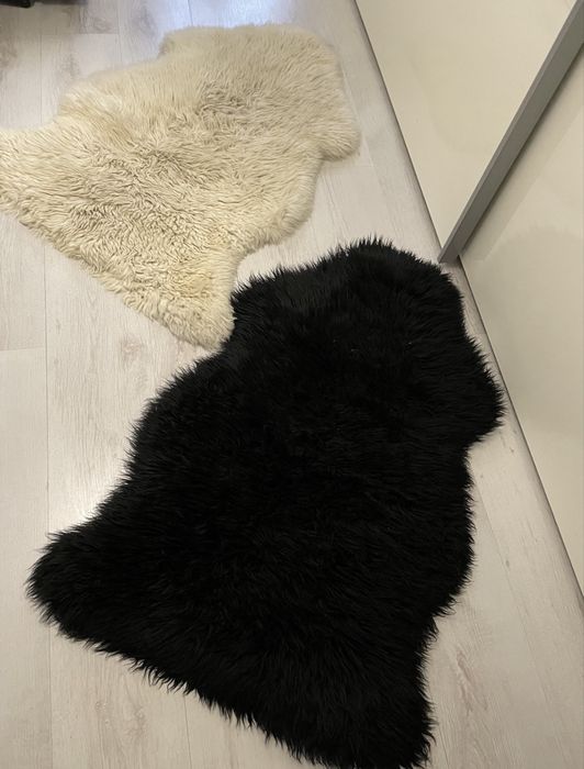 Covoras blanita negru