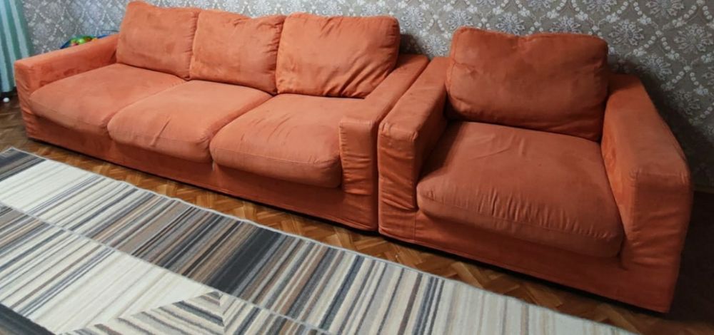 Продам диван + 1 кресло