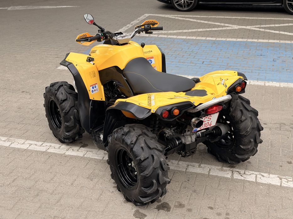 Can-Am Renegade 800R inmatriculat cu numar negru