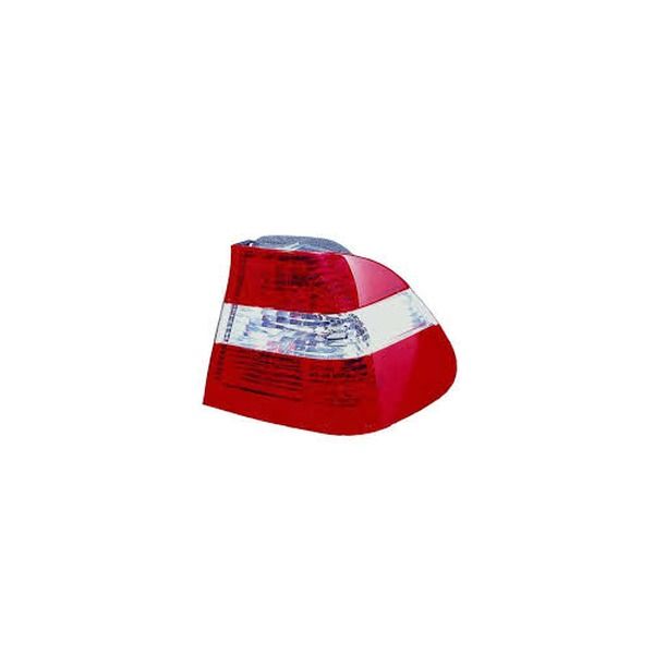 Stop spate lampa BMW Seria 3 (E46), 10.2001-06.2005 Sedan, omologare ECE, spate, rosu-alb, exterior, fara suport bec, 63216910533; 63216946535, stanga/dreapta