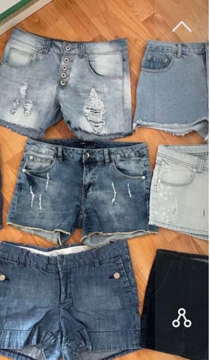 Vand 20 perechi blugi scurti 36-38