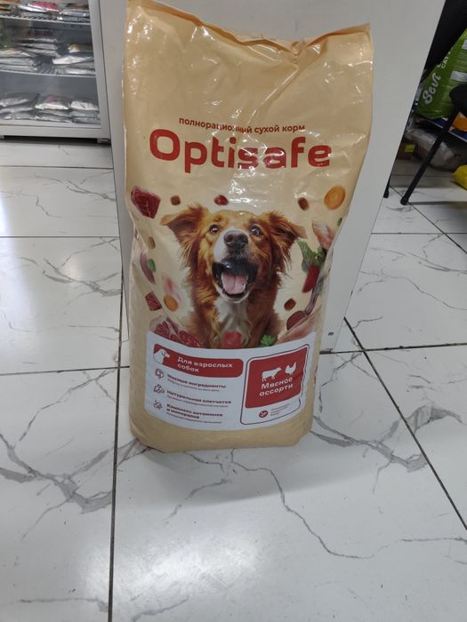 Сухой корм Оптисейф собака