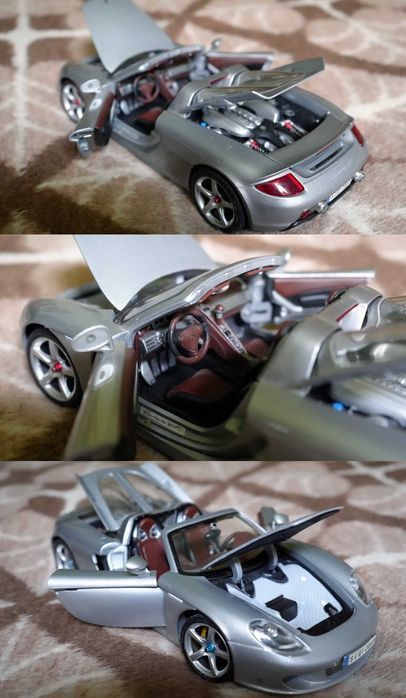 2 modele PORSCHE 911, Carrera GT (BBurago, Maisto)