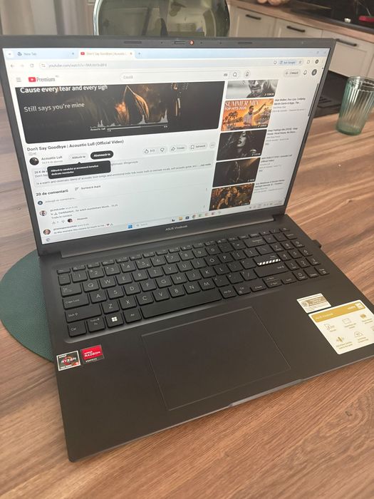 Factura si Garantie! Laptop Scoala ASUS Vivobook6'', WUXGA, IPS, 16GB DDR4, 512GB SSD, AMD Radeon™ Graphics 16 AMD Ryzen 5 7430U pana la 4.3GHz, 1