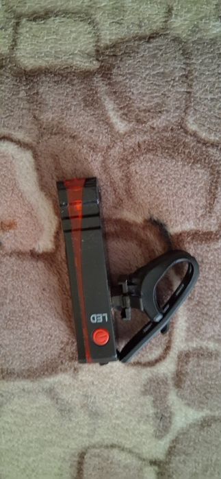 stop bicicleta cu laser punct +laser  linii sau led rosu intermitent