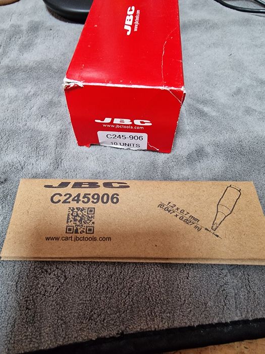 Varfuri de lipit profesionale Jbc c245-906 Set 10 buc