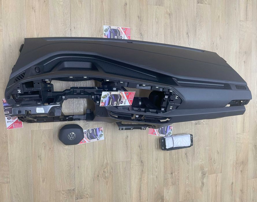 Volkswagen Caddy - plansa de bord - kit airbag volan pasager - centuri