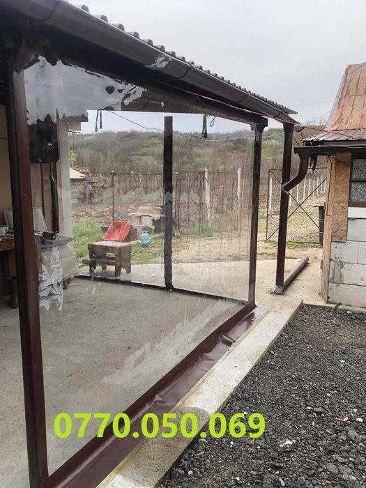 Folie/ folii terase si foisoare, transparenta, tratata UV, 0,8