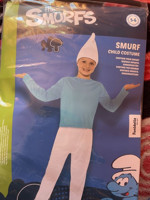 Costum strumf 5-6 ani