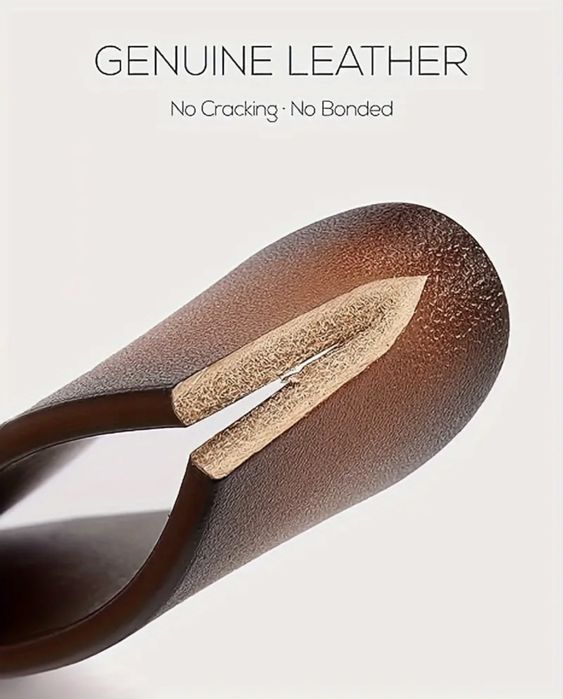 Мъжки, премиум кожен колан COWATHER*/Естест. телешка кожа -10%Промоция