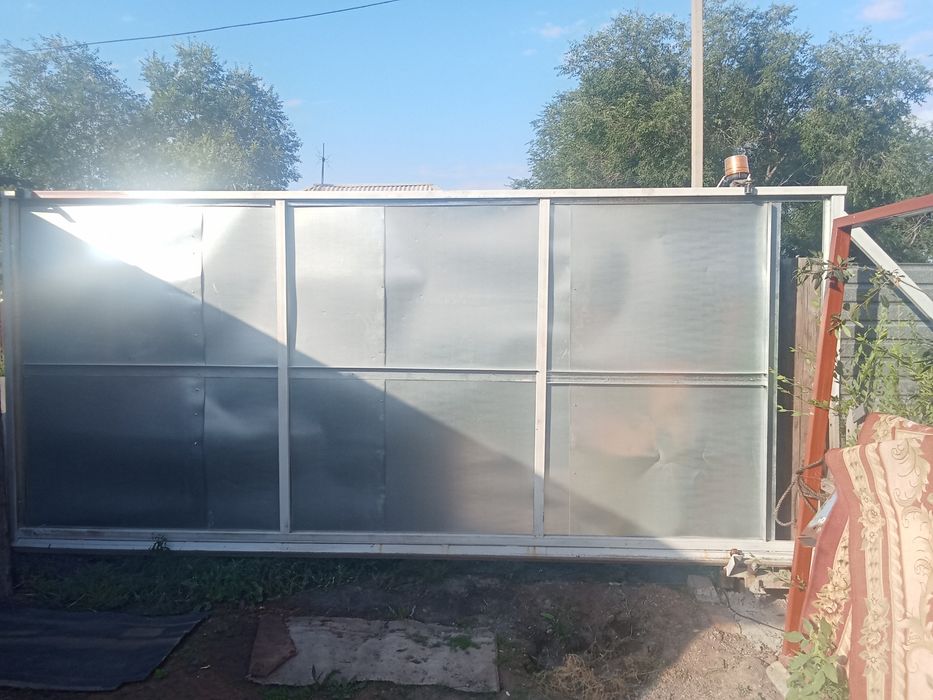 Откатные ворота с электро приводам