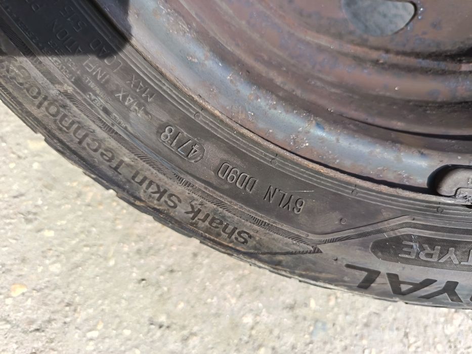 Anvelope 4sezoane MS 195 55 15 uniroyal 2018 8mm
