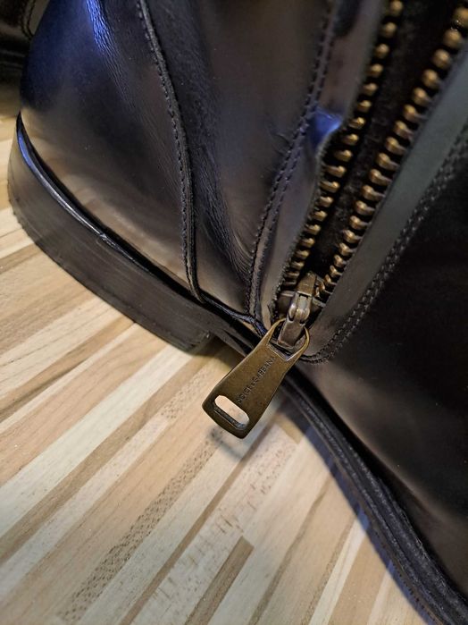 Cizme de piele Dolce & Gabbana