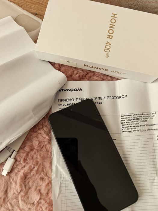 Запечатан в гаранция до 2027 година-Honor 400 с подарък!
