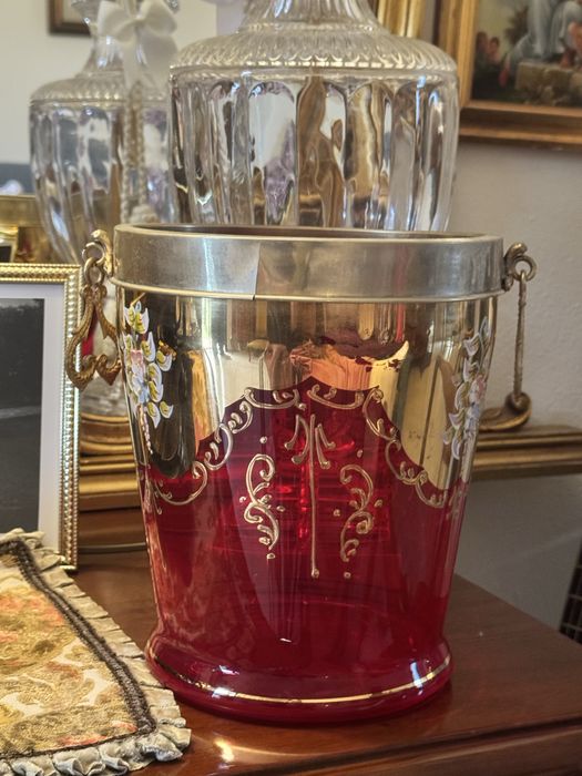 Set  cupe Murano  aurit 24tk