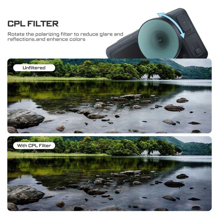 Freewell DJI Osmo Action 5 Pro Filters Mega Комплект 12 филтъра