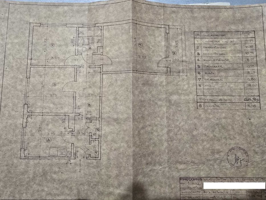 Apartament 3 camere Doamna Ghica