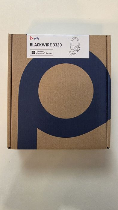 Vând căști profesionale cu fir Poly Blackwire 3320 NOI