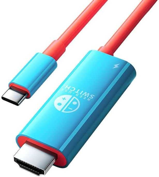 НОВ! USB-C към HDMI адаптер за Nintendo Switch / OLED – 4K, 100W PD