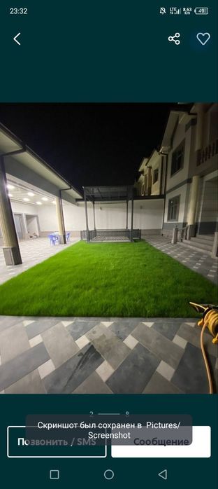 Ландшафтный дизайн ва газон урнатиш