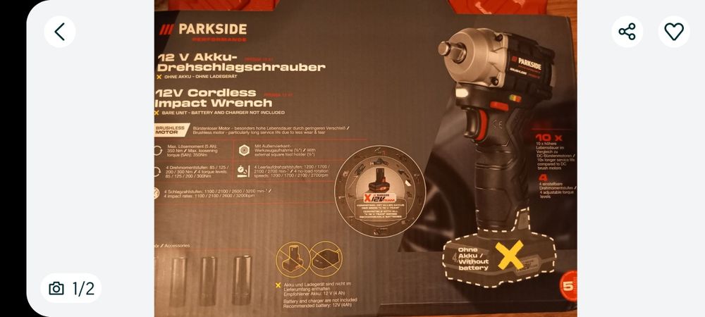 Bormașina impact parkside