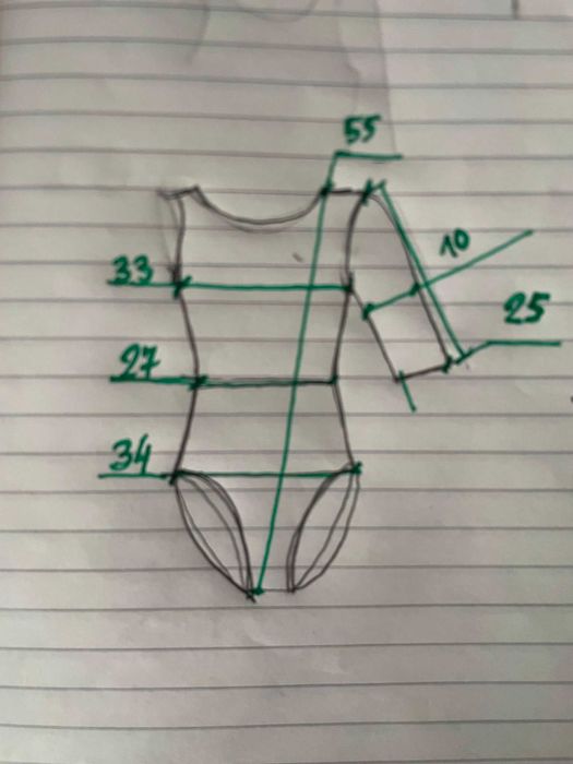 Costum gimnastică ritmică – vârsta 8-10 ani