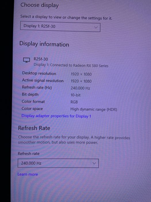 Monitor lenovo legion 280hz