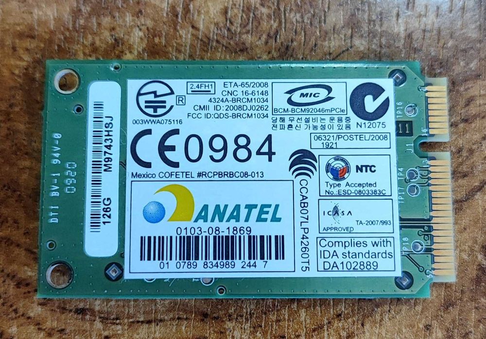 WiFi , bluetooth и WPAN карти за Лаптоп