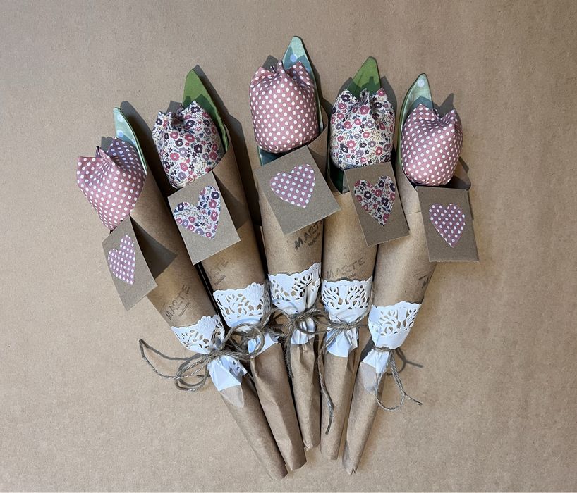 текстилни лалета  Ръчна Изработка  Лалета от плат