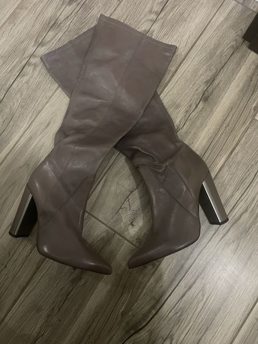 Ботуши-цвят каки