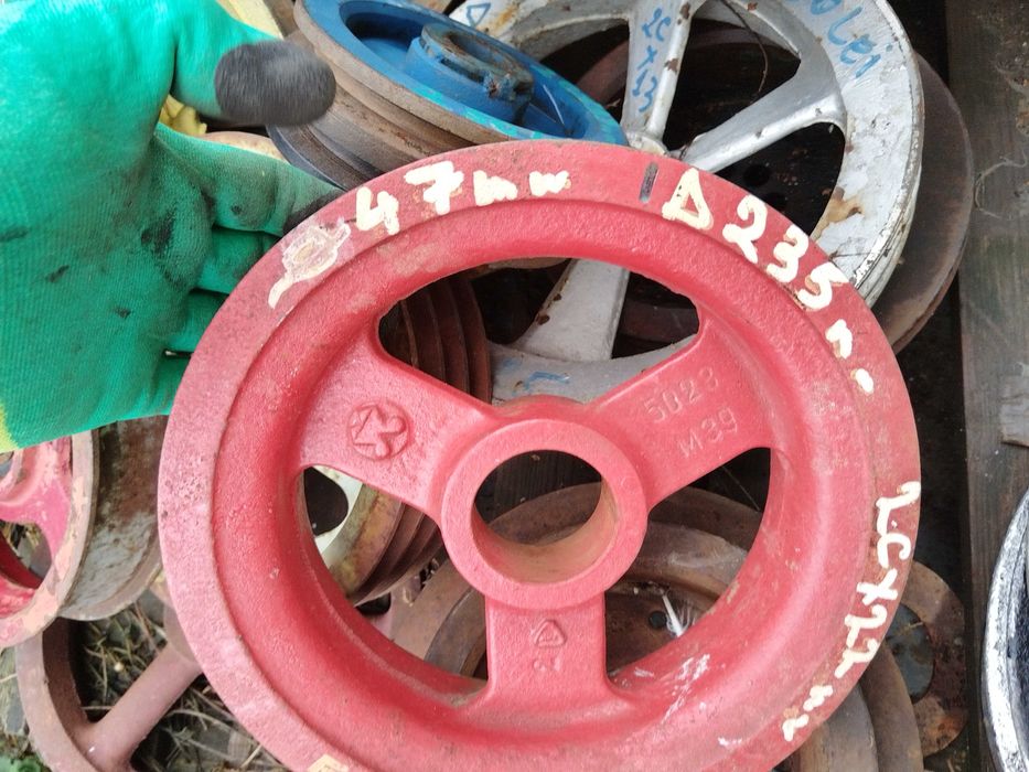 Fulie 236 mm cu 2 canale de 22 mm