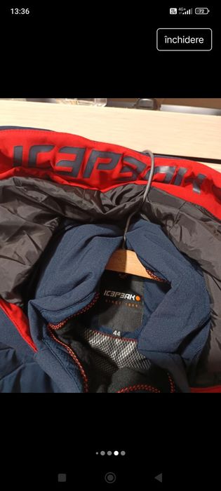 Vând costum ski Icepeak nou