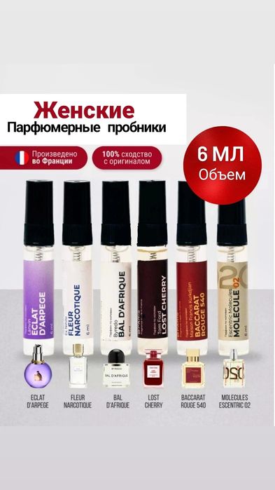 Парфюм. Духи.  Туалетная вода.