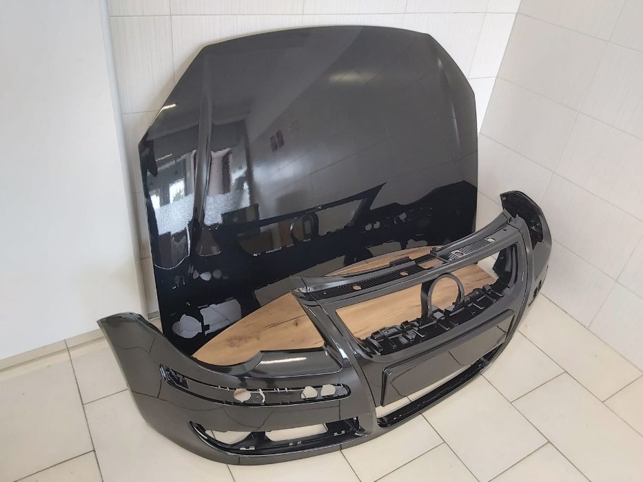 Pachet Capota Motor+Bara Fata VW Polo 6/VI 2005-2009 (LC9X-Negru)