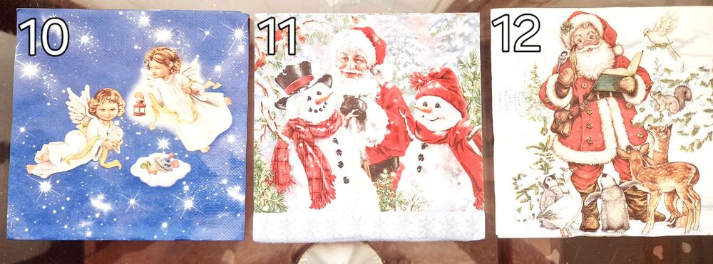 Коледни салфетки