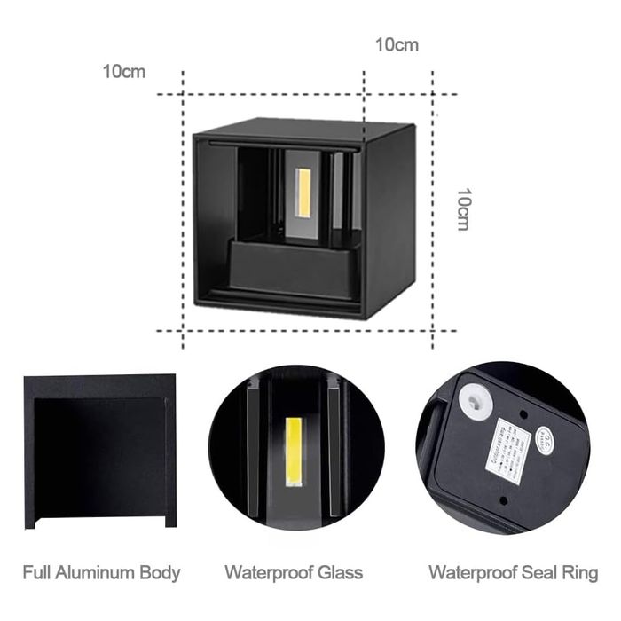 2 Lumini de exterior pentru casa balcon hol ip65