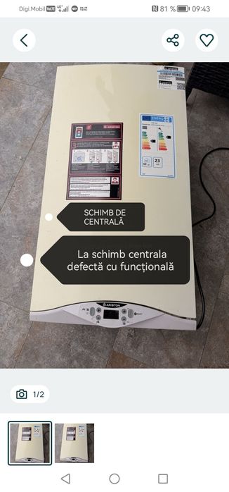 Schimb centrala mea bună cu centrala dvs defecta/montaj