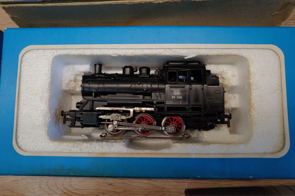Jucarie Tren HO Marklin si Kleinbah 3 locomotive plus vagoane