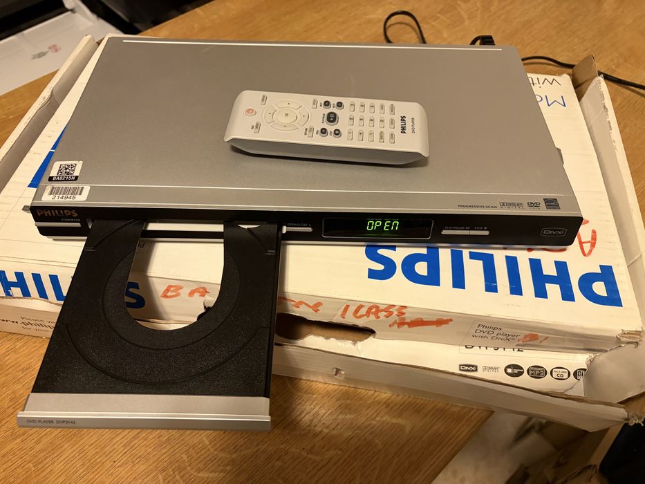 DVD Player Philips DVP3142, DivX