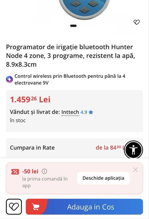 Controler irigare Hunter NODE BT-200