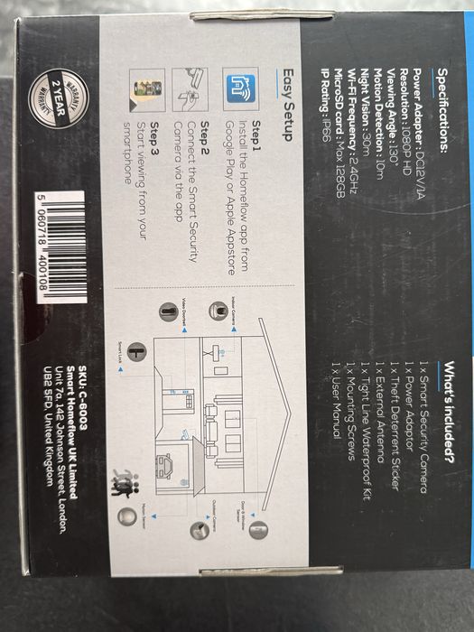 Camera de supraveghere wireless Homeflow C-6003