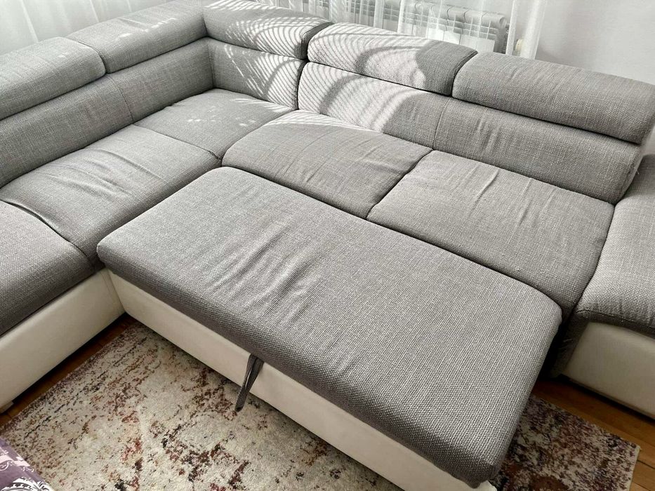 Ъглов Диван с Ракла