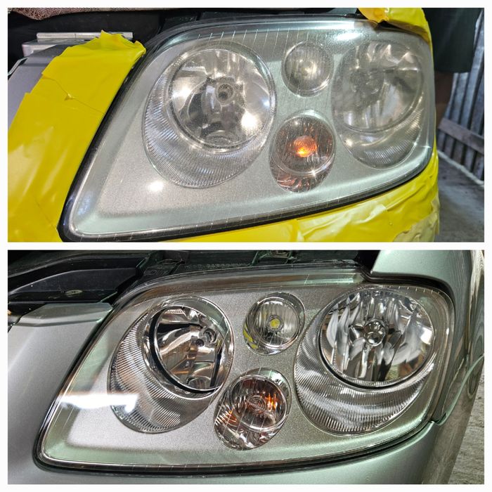 Polimerizare, polish faruri auto