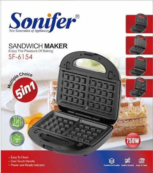 Вафельница 5 in 1 Sonifer SF6154/Sonifer SF6154 5 in 1 vafelnitsa to19