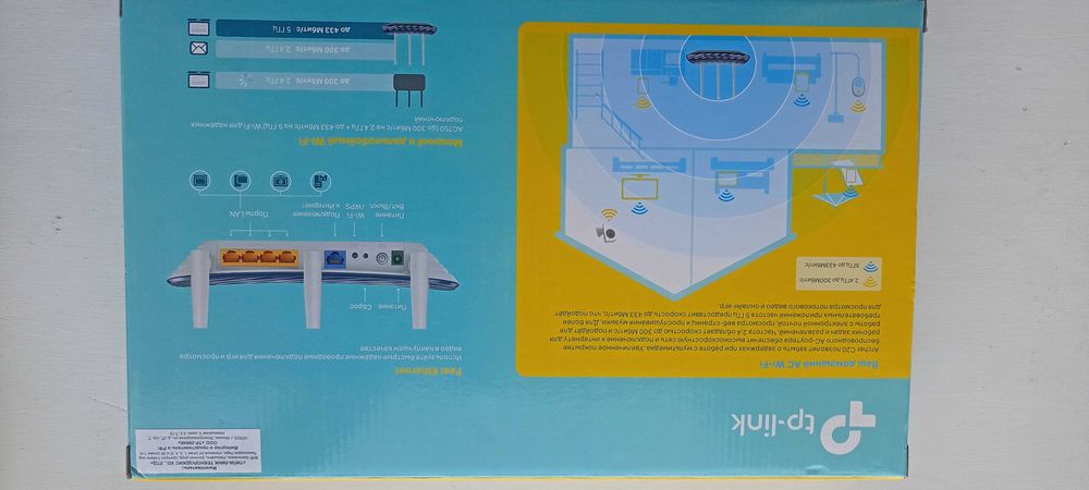 Роутер 2-х диапазонный АС750