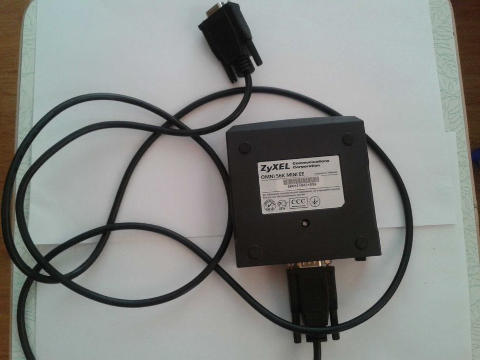 Модем 56К ZyXEL Компактный модем с функцией факса
