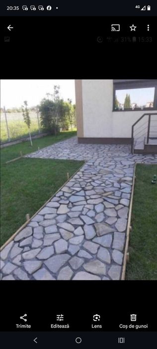 Piatră la gata - Livrare și montaj oriunde în țară